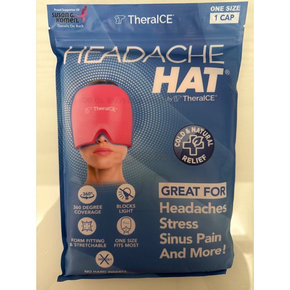 TheraICE Headache Hat Cold & Hot Therapy Relief